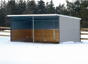 Provide shelter for your horses and keep them safe and warm at all times