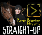 Karen Robinson blogging Straight-Up